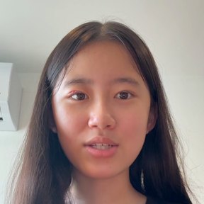 Kei Y., an IWS IGCSE student and ballet dancer, speaking to camera